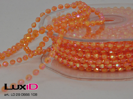 Coloured chain 108 oranje 4mm X 10m